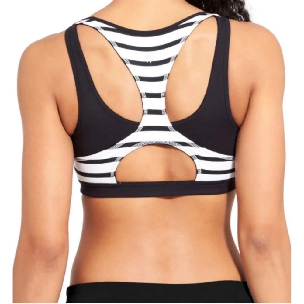 Athleta Stripe Triple Dare Sports Bra size XS